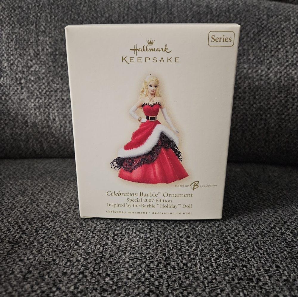 2007 Hallmark Celebration Barbie ornament